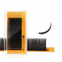 NAGARAKU New Air Series Premium Matte Ellipse Eyelashes High Density Split Tips Natural Light Eyelashes Matte Black