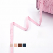 NINE LOOMS Frilly Picot Loop Lace Trim Elastics 3/8" 10mm Decorative Spandex Webbing Lingerie Underwear Sewing Craft 2 5 10 Yard