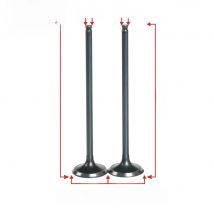 3.75mm Inlet Outlet Input Output Intake Valve Exhaust Valve Stem For Honda CBR250 MC17 MC19 MC22 CB250 Jade Hornet CBR CB 250