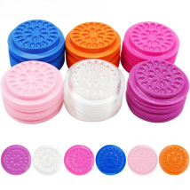 20/100pcs Eyelash Glue Stand Holder Eyelash Extension Supplies Adhesive Pallet Plastic Gasket Eye Lashes Glue Pads Makeup Tool