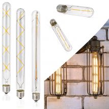 Vintage Retro T30 E27 LED COB Filament Light Bulb 2W 3W 4W 5W 6W 7W 8W Warm White Lamp 220V For Home Bar Decoration Lighting