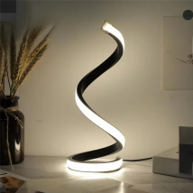 LED Night Light Spiral Table Lamp Modern Bedside Lamps Dimmable Night Lamp Office Living Room Bedroom Decoration Night Lights