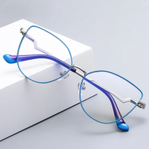 VICKY New Myopia Prescription Glasses Hyperopia Reading Glasses Anti Blue Light Computer Glasses Optical Eyeglasses Frame Women