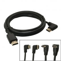 4K*2K 60HZ 2.0 HDTV Down & Up & Left & Right Angled 90 degree Male HD extension Cable HD 2.0 angle cable