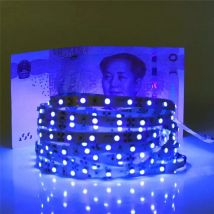 0.5m 1m 2m 3m 4m 5m SMD 2835 UV Flexible LED Strip light 12V 60leds/m 395-405nm Ultraviolet Waterproof non/IP65 LED Diode Tape
