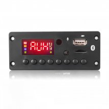 2*25W 50W Amplifier DC 7-15V MP3 Decoder Board Bluetooth 5.0 12V Car MP3 Player USB FM Call Recording Support Folder Switching