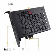 Ezcap 334 4K 60fps HDR 1080p 240fps PC Live Streaming Box HDMI Loop , 4K 30 Pcle Video Capture Card Video Record w/ Line In Out