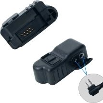 6150 2Pin Audio Adapter for Motorola  Mototrbo Tetra DEP550 DEP570 DP2000 DP2400 DP2600 MTP3100 MTP3200 MTP3250 xpr3550