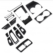 Car Interior accessories, gear panel sticker, button trim for mazda 3 AT RHD right hand 2019-2024 2020,16pcs,stainless steel