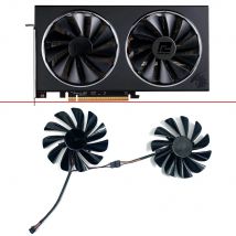2PCS NEW 95MM 4PIN FDC10U12S9-C Cooling Fan RX 5700 XT Red Dragon GPU FAN For Powercolor RX 5700 XT Red Dragon Red Dragon