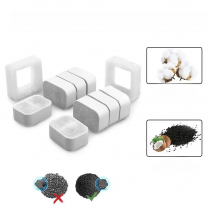 10pcs Pet Water Fountain Replacement Filter Activated Carbon Filters For Ipettie Automatic Pet Cat Dog Water Fountain Replace