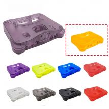 BitFunx Replacement Plastic Shell N64 Translucent Case For All Version Nintendo N64 Retro Video Game Console Transparent Box