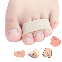 Pexmen 1/2/3/5/10Pcs Hammer Toe Straightener Toes Wraps Splint for Correcting Crooked Toe & Overlapping Toes Protector Separator