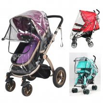 Baby stroller rain cover  PVC Universal Wind Dust Shield with windows For Strollers Pushchairs stroller accessories