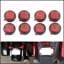 Universal Safety Reflector Motorcycle License Plate Reflector For Harley Honda Yamaha Suzuki BMW Kawasaki BMW Dirt Bike Cruiser