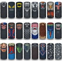 Clown Face Cover for Men Women Dustproof UV Protect Quickdry Neck Gaiter Art Printing Balaclava Cycling  Hiking Undercap Bandana