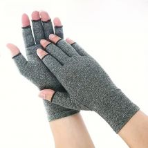 1Pair Arthritis Gloves Women Men, Carpal Tunnel, Rheumatiod, Tendonitis, Fingerless Hand Thumb Compression Gloves