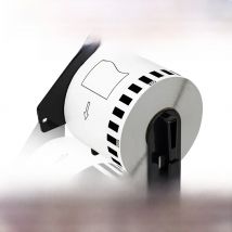 62mm*30.48m DK-2205 22205 Thermal Paper shipping Label Continuous Length address Label For Brother QL-600 QL-700 Label Printer