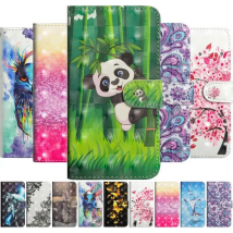 Flip Case For Xiaomi Mi Poco X3 NFC 10T Redmi 9C 8A 9A Note 8 9 10 11 Pro 8T 9T 10S 7S Wallet Card Men Lady Girl Kids Cover P24G