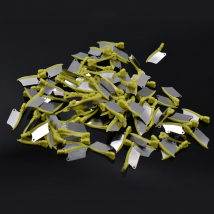 50Pcs/Pack Dental Prime Teeth Interproximal Wedge Guard With Metal Plastic Wedge Knife With Protection Dental Steel Matrix