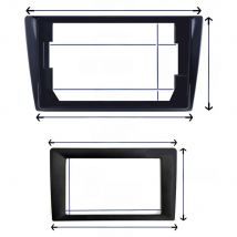 10'' to 9'' to 7'' Car Radio Frame For Universal 2Din Android Player Frame 7'' Transform Framework 10'' to 9'' Panel Conversions