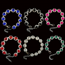 Luxury Bling Crystal Rhinestone Dog Cat Necklace Collar Adjustable Cat Shiny Necklace Jewelry for Pet Wedding Clothes Accessorie