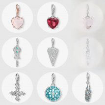 Crystal Heart Dreamcatcher Infinity Cross Mandala Flower Blue Feather Charm Pendant,2019 Jewelry Trendy 925 Sterling Silver Gift