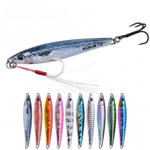ALLBLUE Metal Jigging Spoon 35g 3D Print Laser Artificial Bait Boat Fishing Jig Lures Super Hard Fish Fishing Lures