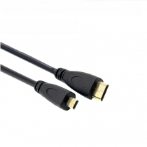 1080p 3D Mini HDMI-compatible to  Micro HDMI-compatible Cable For GoPro Sony Projector's Public to Public 0.3M 1M 1.8M Cable