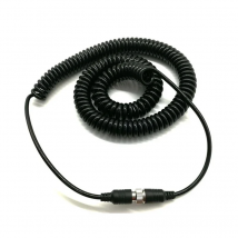 Spring Connecting Cable GX12-4Pin Sewer Drain Pipe Inspection Endoscope Camera Line,Car Video Aviation Rear view Camera Wire