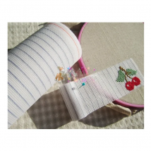 22x10cm 14CT disposable cross stitch fabric canvas cloth pumping waste canvas DIY handmade embroidery on baby clothes cushion