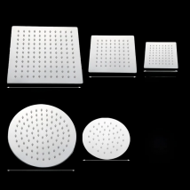 Round & Square Stainless Steel Showerhead Rainfall Rain Shower Head Chrome high pressure bath faucet dusche ducha rainshower