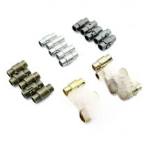 5pcs/lot Strong Magnetic Clasps for 3/4/5/6/8mm Round Leather Cord DIY Bracelets Accessories Jewelry Connector Components