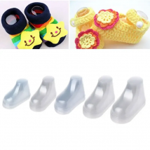 10Pcs/Set Plastic Baby Toddler Feet Display Mould Baby Booties Shoes Sock for Booties Shoes Sock Baby Shoe Showcase