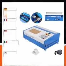 Upgrade 40W CO2 USB Laser Engraving Cutting Machine K40 Laser Engraver Cutter Printer For Wood