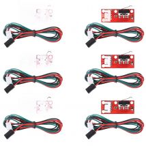 6/4Pcs Endstop Switch For Arduino End stop Limit Switch+ Cable Mechanical Endstop For CNC RAMPS 1.4 Board 3D Printer Parts