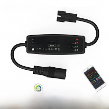 Mini Smart Bluetooth LED RGB IC Controller SPI TTL Signal Dimmer DC 12V 24V 2048 Pixel for WS2811 SK6813 16703 Color Strip Light