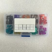 100Pcs/Lot MINI Blade  Assortment Auto Car Motorcycle SUV FUSES Kit  2A 3A 5A 7.5A 10A 15A 20A 25A 30A 35A+BoX