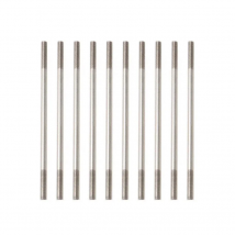 10PCS M3 M4 Threaded Tie Push Rod Stainless Steel Screw Servo Linkage Connect Fastener Bars Link Pushrod CW CCW for RC Car Boat