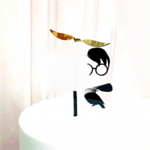 New Cartoon Happy Birthday Acrylic Cake Topper Cute Boy Witch Cake Topper For Kids Birthday Party Cake Decorations Baby Shower