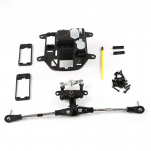 Rc Car Plastic Symmetric Turn Steering Radio Battery Box Kit for 1/5 HPI ROFUN BAHA ROVAN KM BAJA 5B 5T 5SC Truck Parts