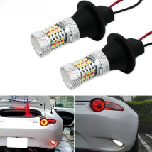 iJDM Car 12V 31-SMD Red/White LED Backup Reverse Light/Rear Fog Lamp Conversion For 2016-up Mazda MX-5 ND