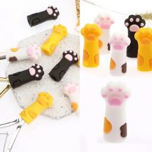 1PC Silicone Protective Sleeve Cover for Nail Art Cuticle Nipper Dead Skin Scissors Manicure Pedicure Tools Cat Claw