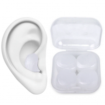 8Pcs Reusable Anti Noise Silicone Earplugs Aid Sleep Soft Earplugs Waterproof Swimming Earplugs Soundproof Ear Plugs Health Care