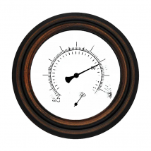 20CM Indoor Outdoor Thermometer Hygrometer Temperature Humidity Meter Wall Clock Thermometer for Home Decor No Battery Required