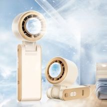 CAFELE High Speed Handheld Portable Fan 100 Wind Speeds Mini Turbo Fan 3000mAh Rechargeable Personal Fan With Cold Compress