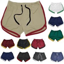 Running Shorts Men Gym Fitness Training GITF Quick Dry Beach Short Pants Male Summer Sports Workout Fitness Bottoms 2020 New