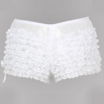 Plus Size 2XL-6XLWomens Ladies Ruffled Lace Bloomers Knickers Panties Lingerie Burlesque Bo Peep Panty Frilly Knickers