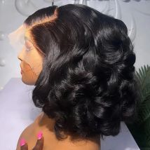 400 Density Bouncy Curly Super Double Drawn Glueless Wigs Human Hair 13x6 HD Lace Frontal Wig Preplucked Wear And Go HD Lace Wig