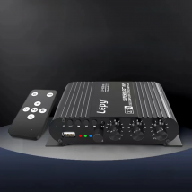 With 12V3A Power+Audio Cable Lepy LP-838 MINI Digital Hi-Fi Car Power Amplifier 2.1CH Digital Subwoofer Stereo BASS Audio Player